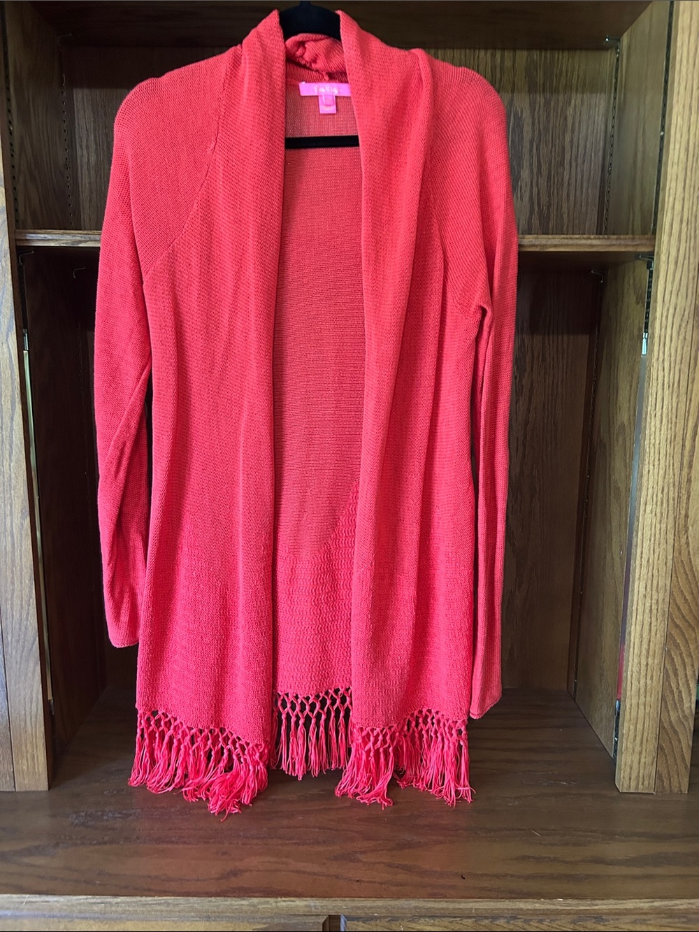 Lilly Pulitzer Tatum Fringe Open-Front Cardigan